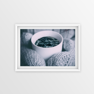 Lámina Olas de café 40x30