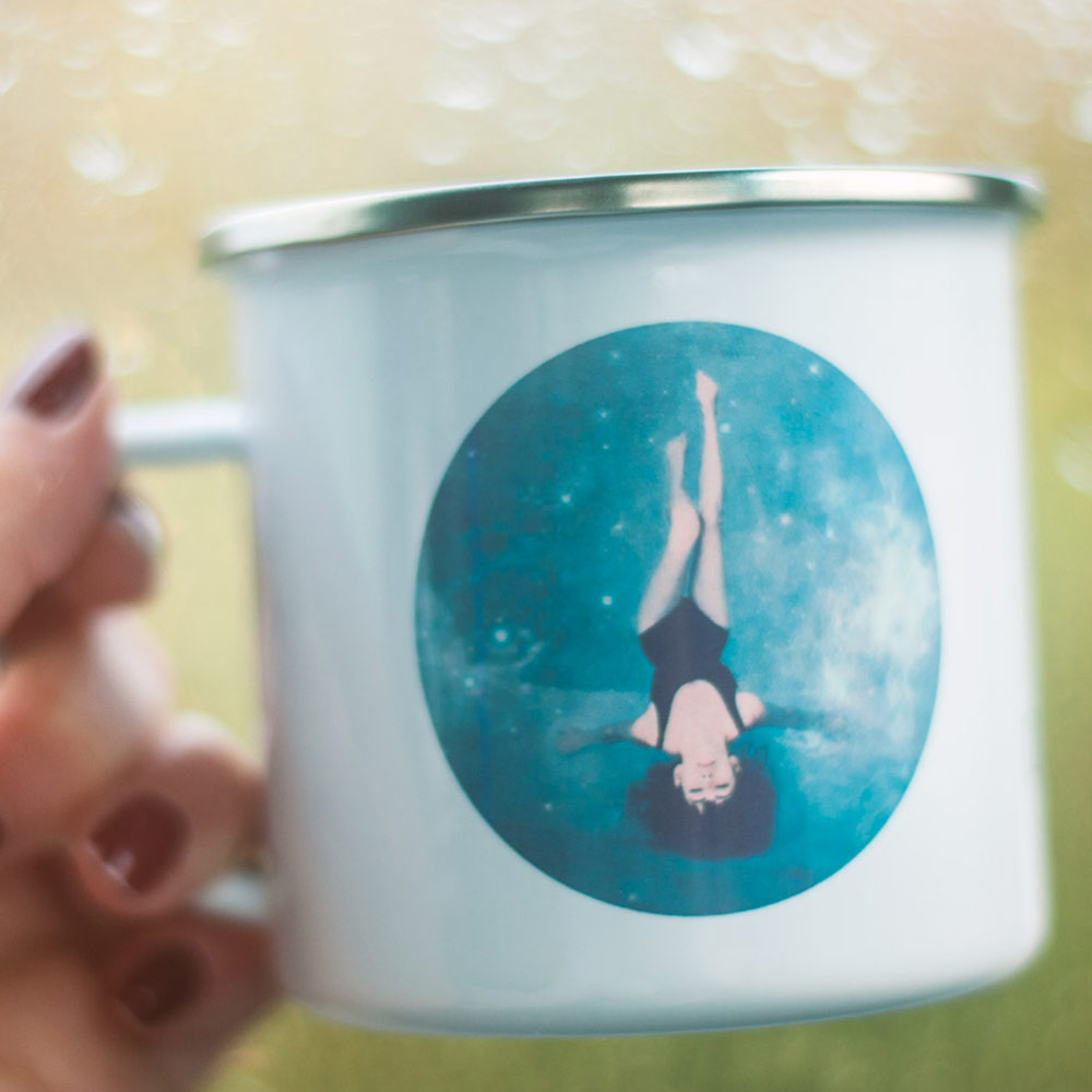 Taza vintage Baño estelar