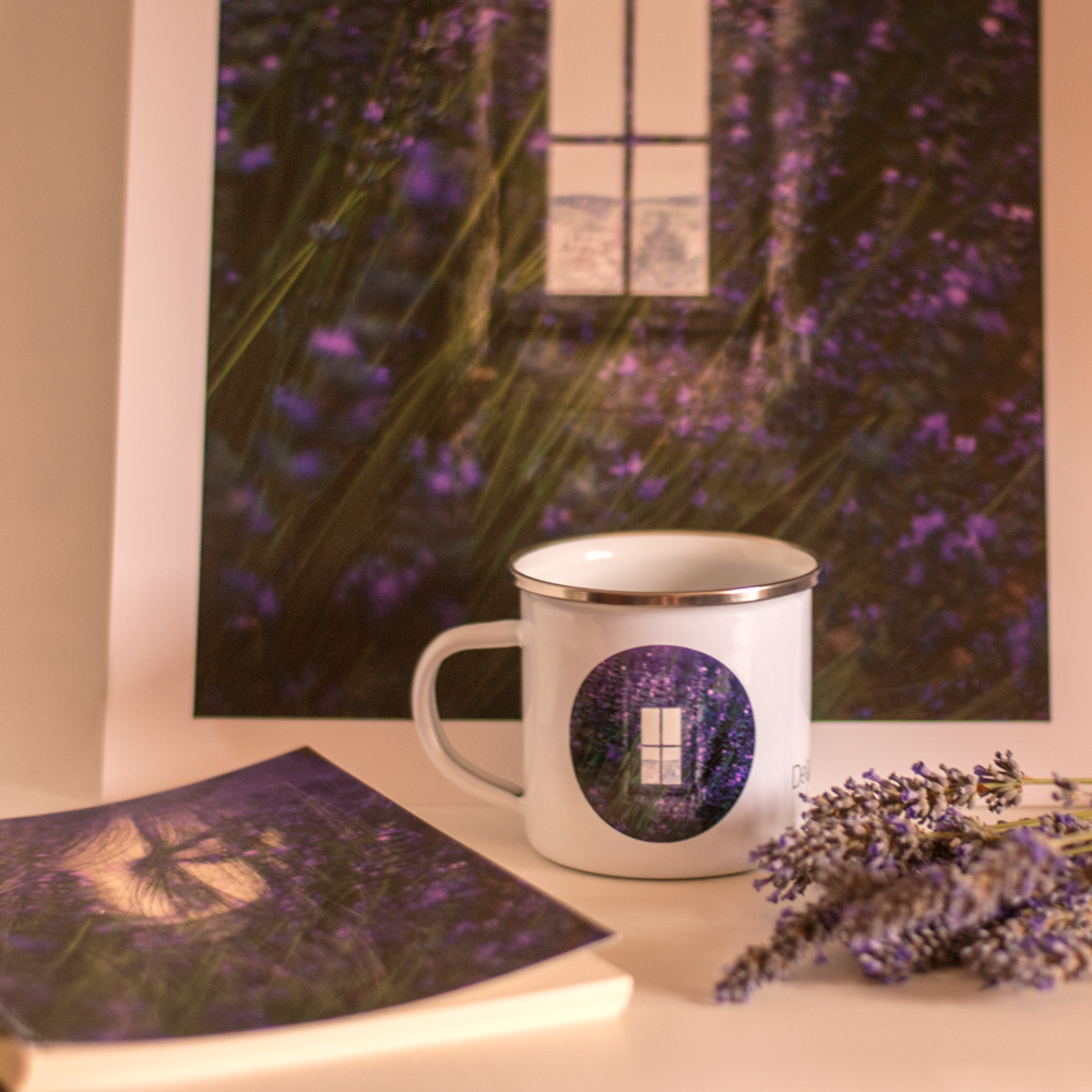 Pack Lavanda 4: Lámina Morada + Taza + Libreta