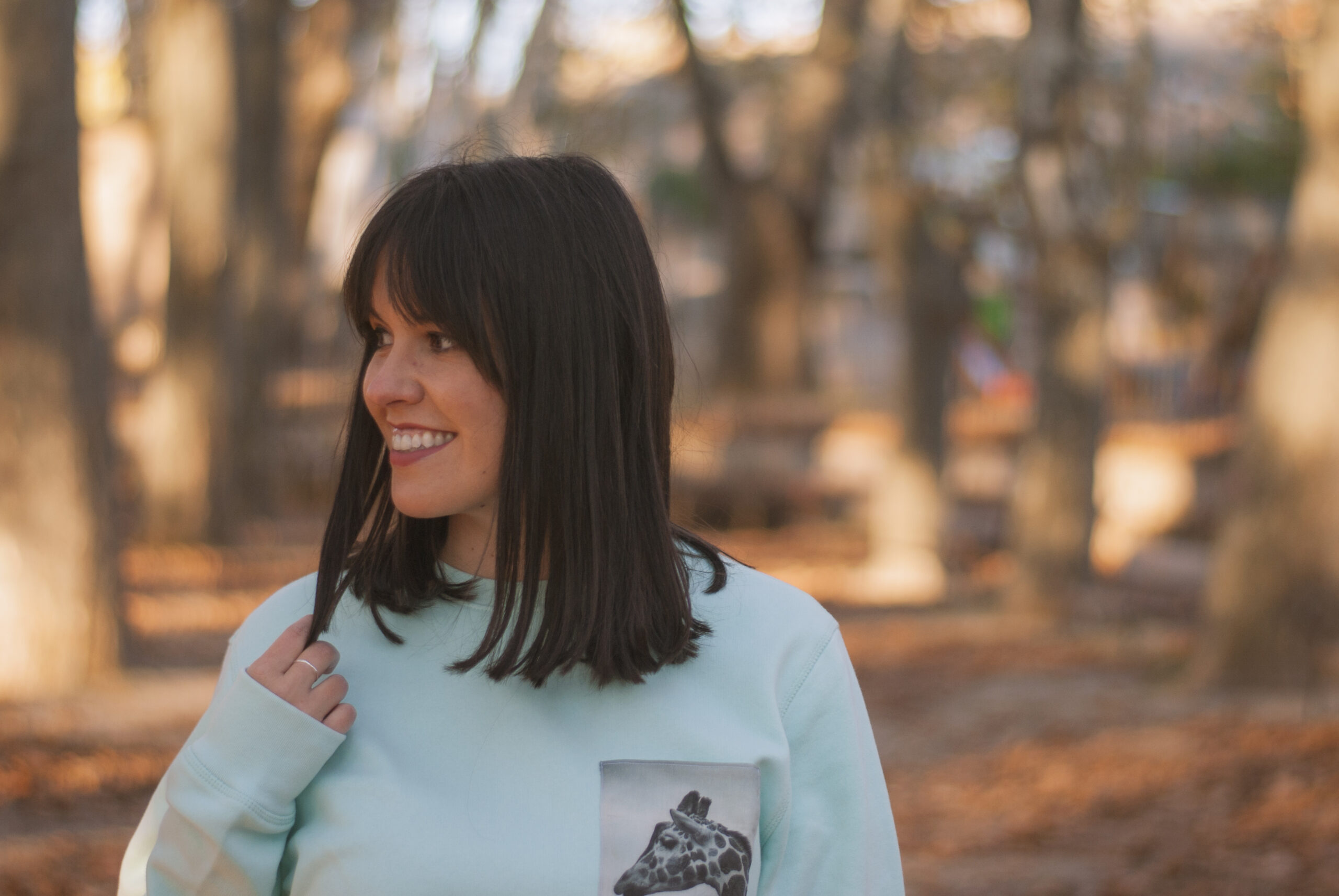 Sudadera bolsillo Cénit natural mint - Imagen 2