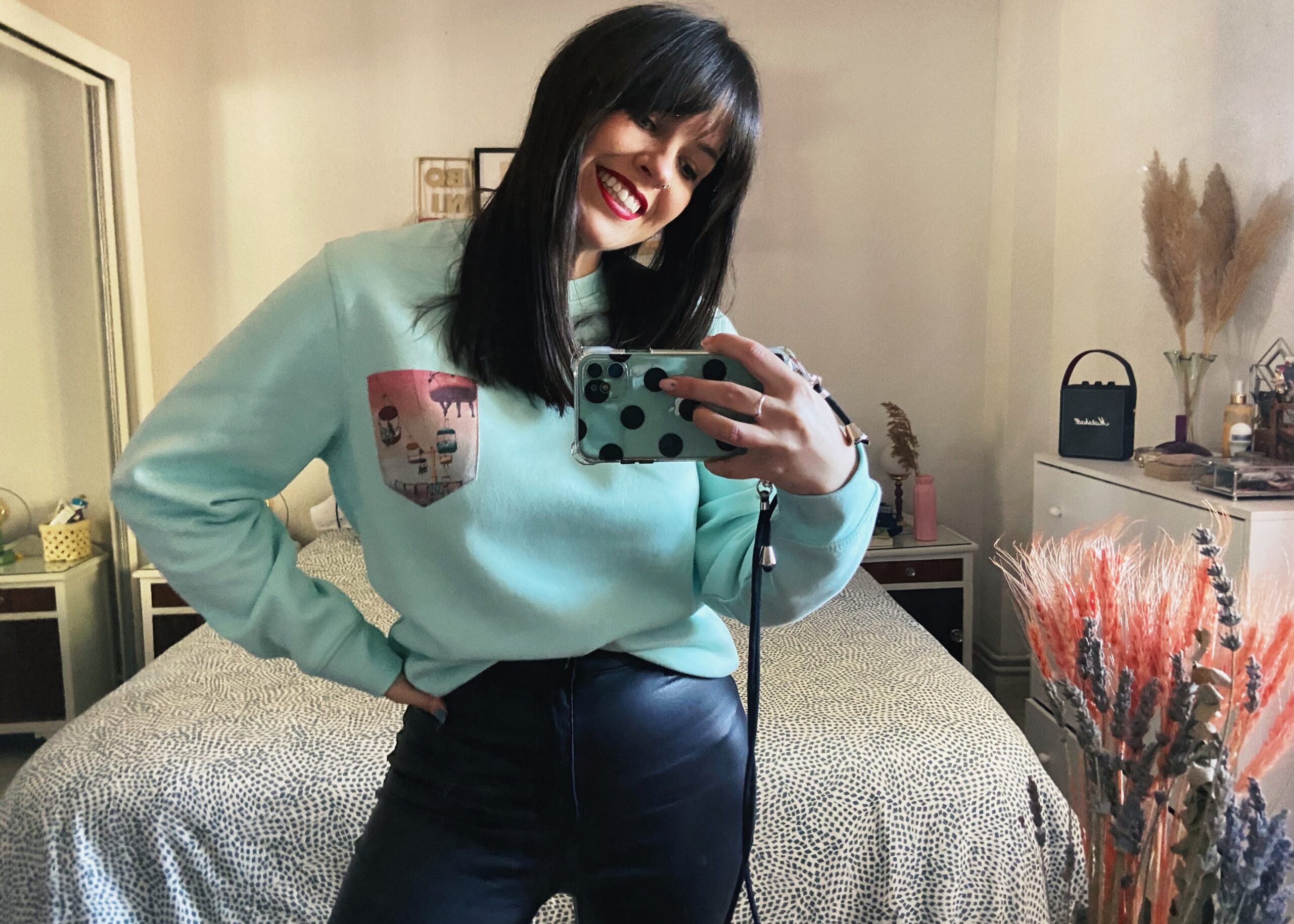 Sudadera bolsillo Verano del sí Mint - Imagen 3