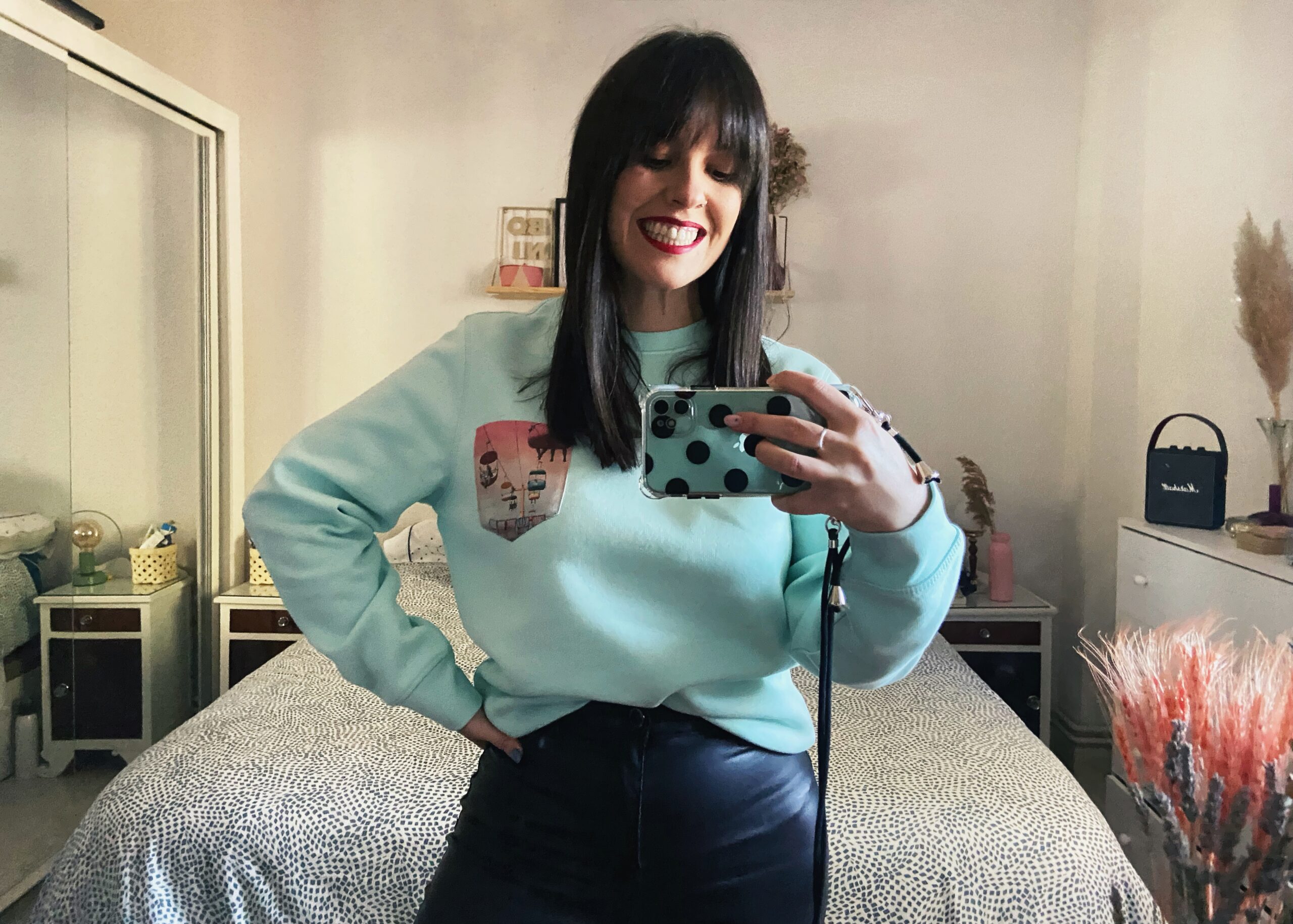 Sudadera bolsillo Verano del sí Mint