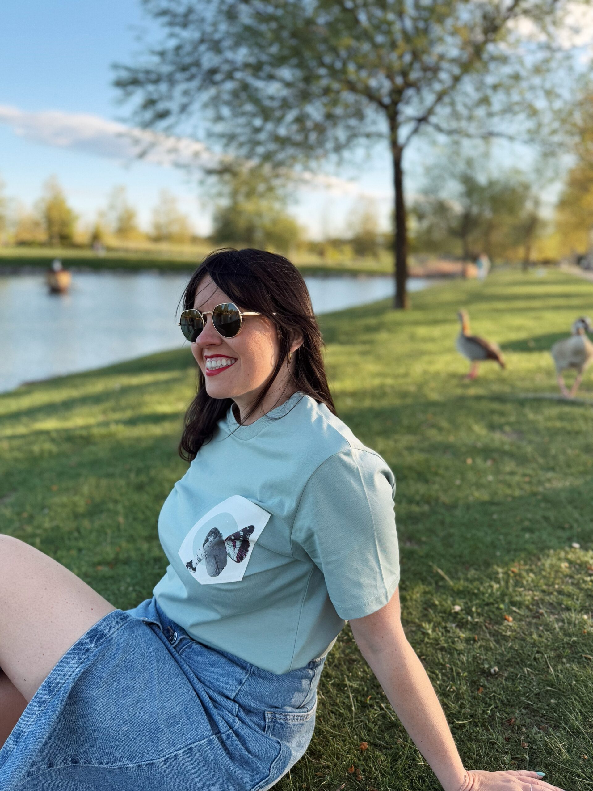 Camiseta bolsillo mint Crisálida - Imagen 3